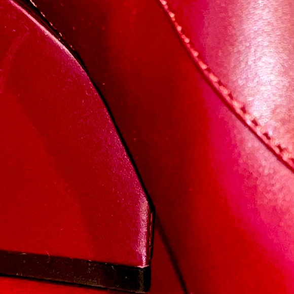 BNWT! Salvatore Ferragamo Burgundy Ankle block pointed heel Boots - Picture 6 of 11